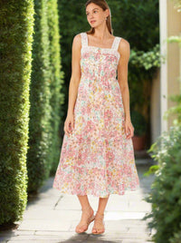 Sierra Floral Dress - Cinderella Ranch Boutique