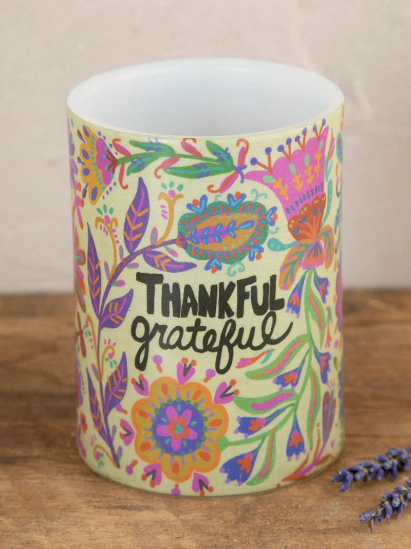 Thankful Flameless Candle