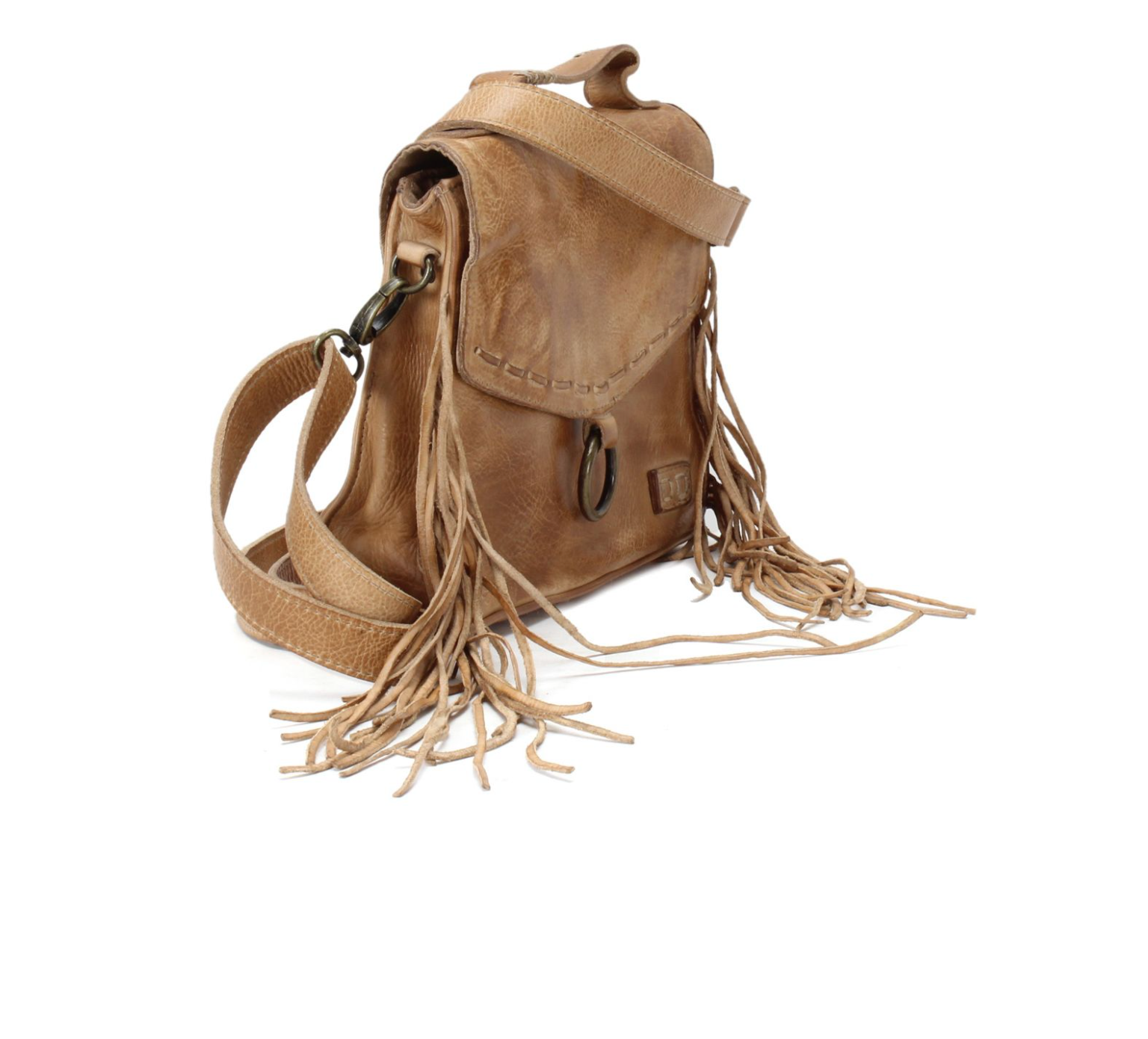 Suede Fringe Purse w/ Removable Strap