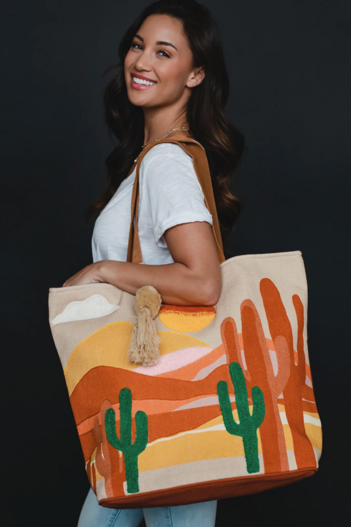 Desert Vibes Tote - Cinderella Ranch Boutique