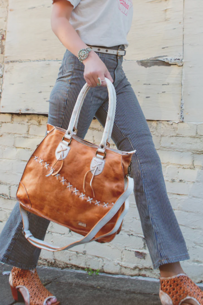 Bruna Bag - Tan/Nectar - Cinderella Ranch Boutique