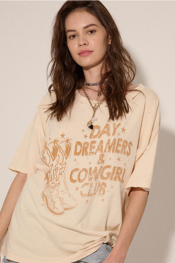 Oversized Cowgirl Club Tee