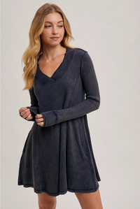 Moxie Waffle Knit Dress