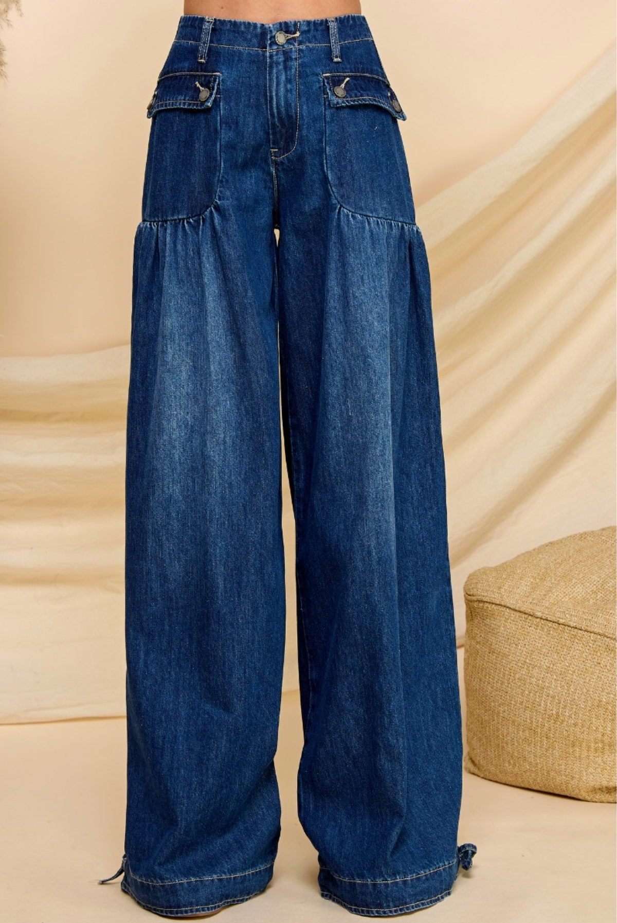 Laid Back Washed Denim Jean