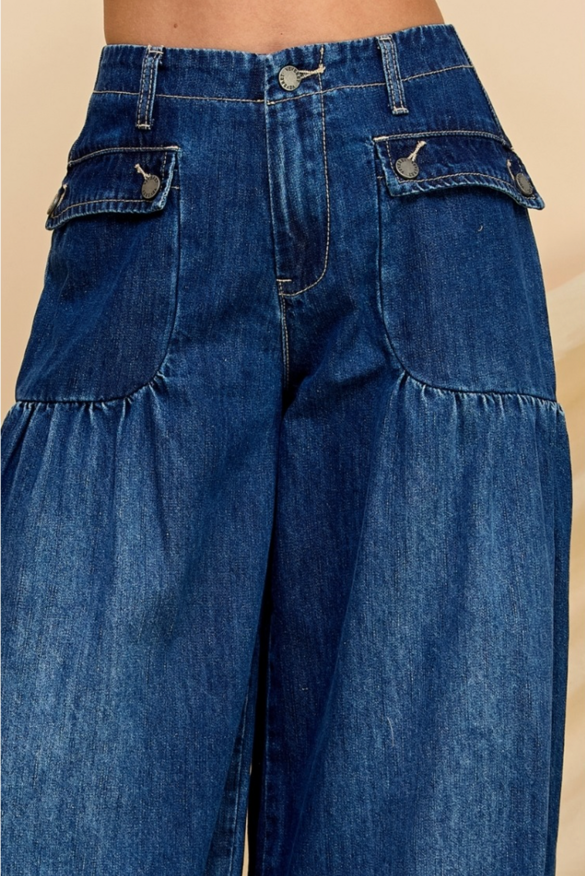 Laid Back Washed Denim Jean