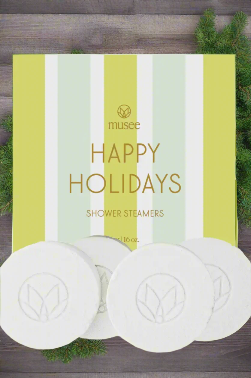 Musee Happy Holidays Shower Steamer