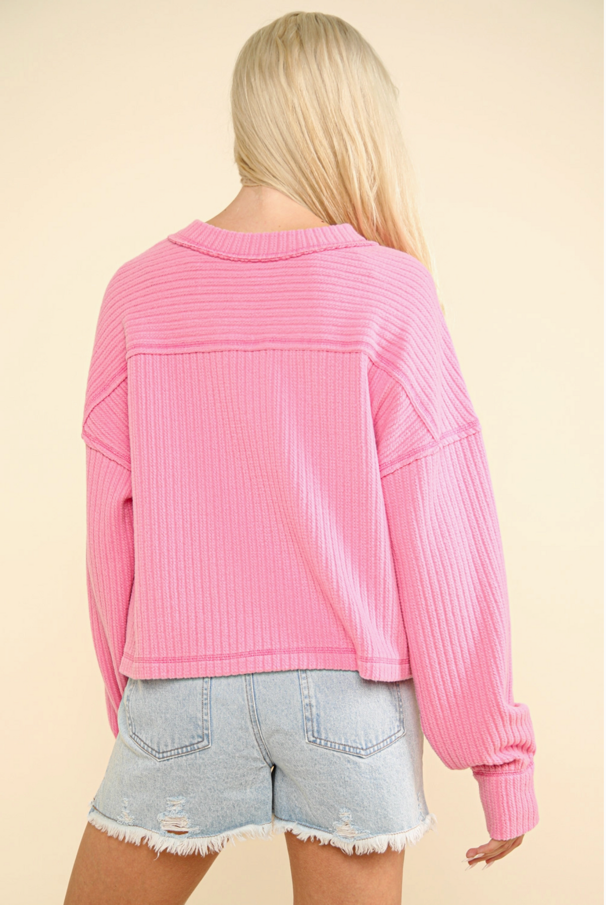 Weekender Waffle Knit Top