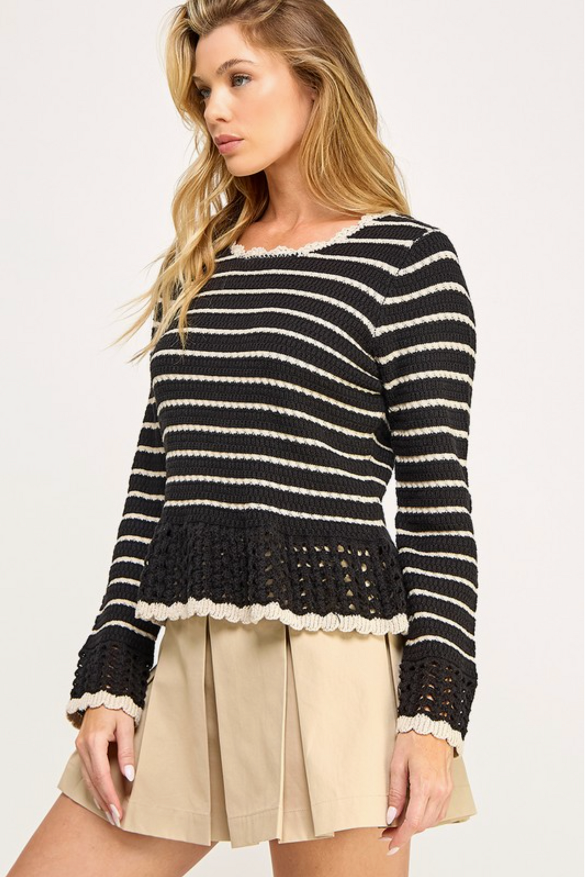 Melrose Tie Back Sweater