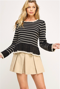 Melrose Tie Back Sweater