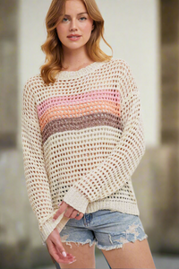 Cannes Open Knit Top