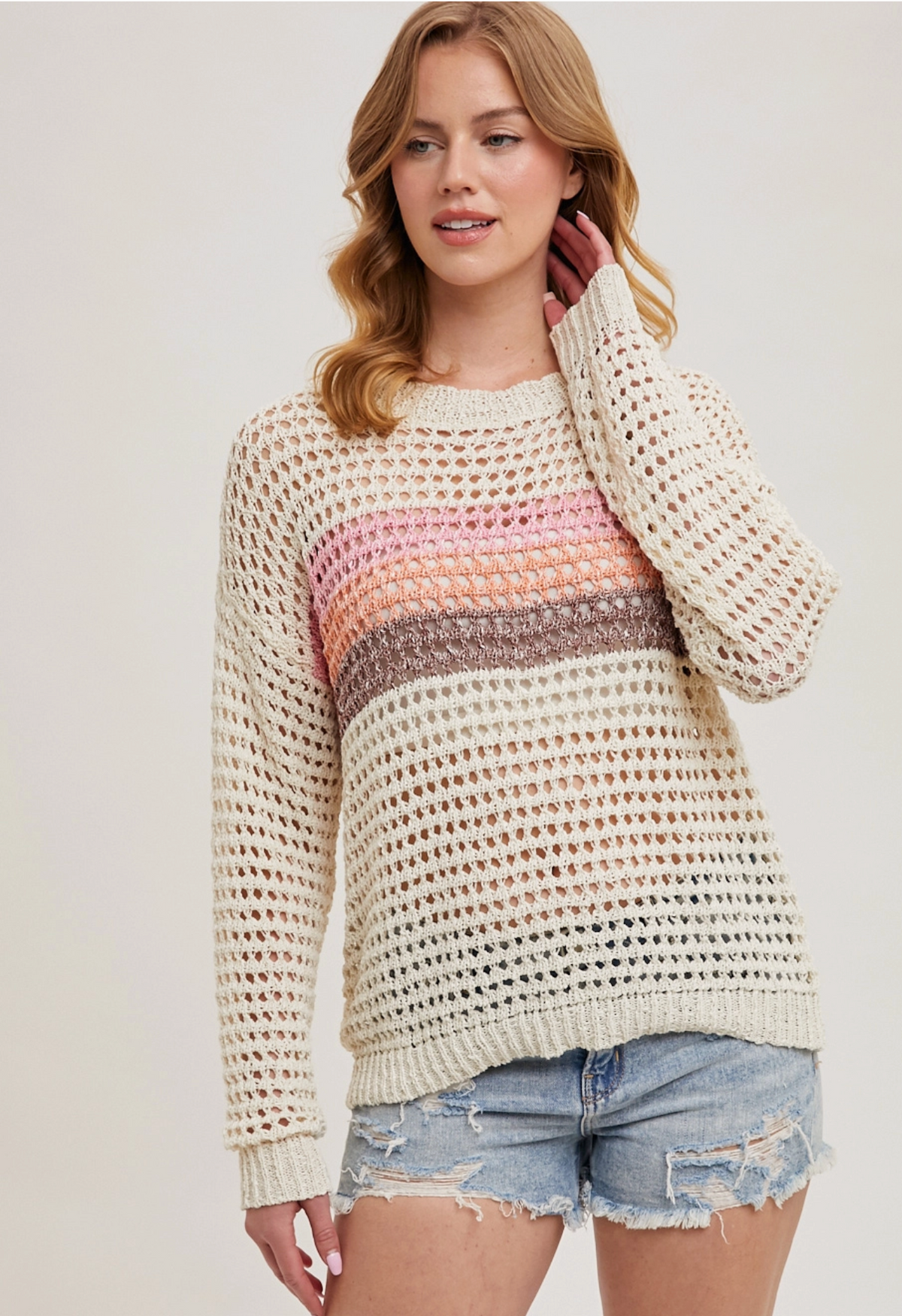 Cannes Open Knit Top