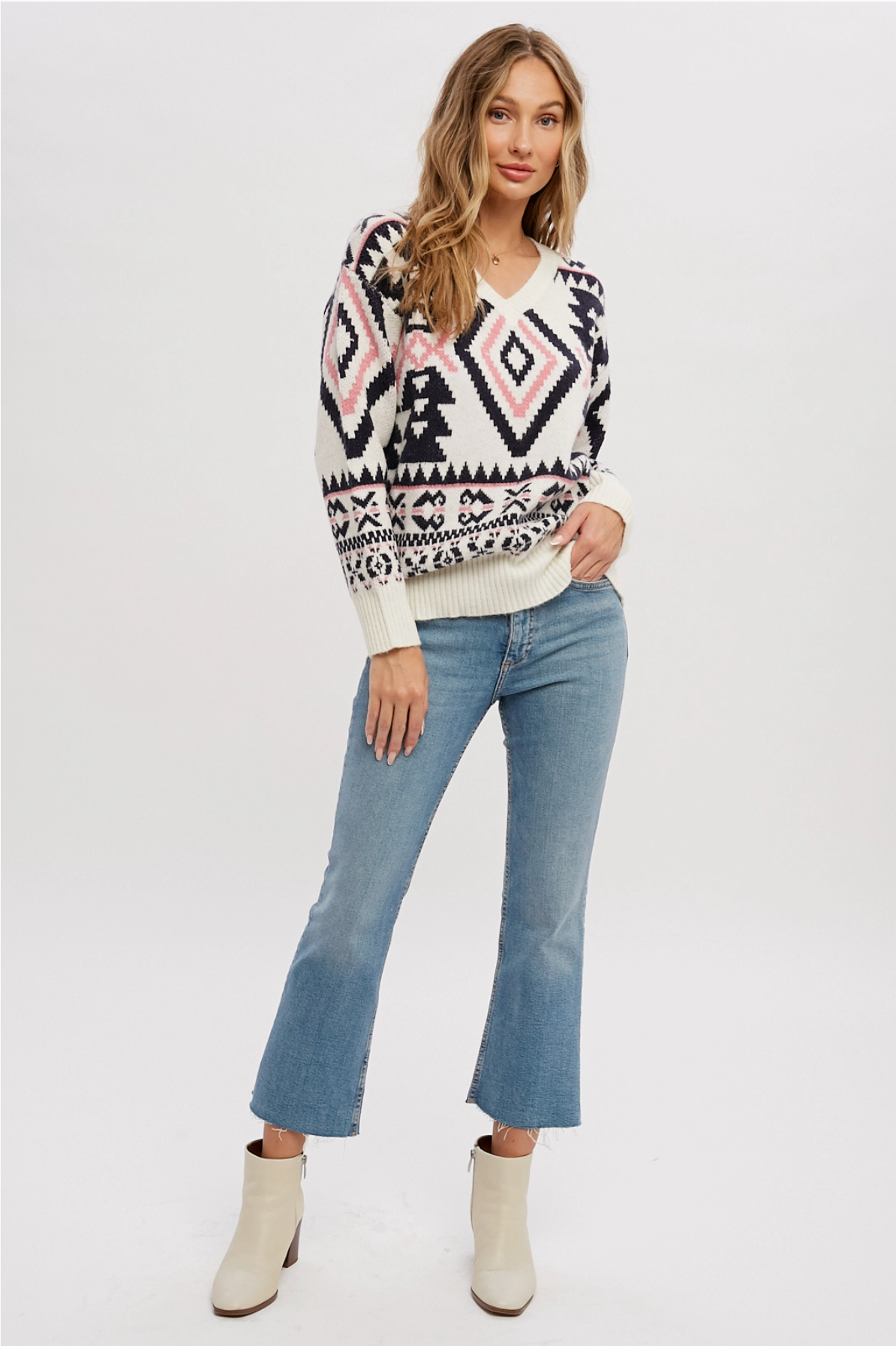 Uptown Aztec Sweater