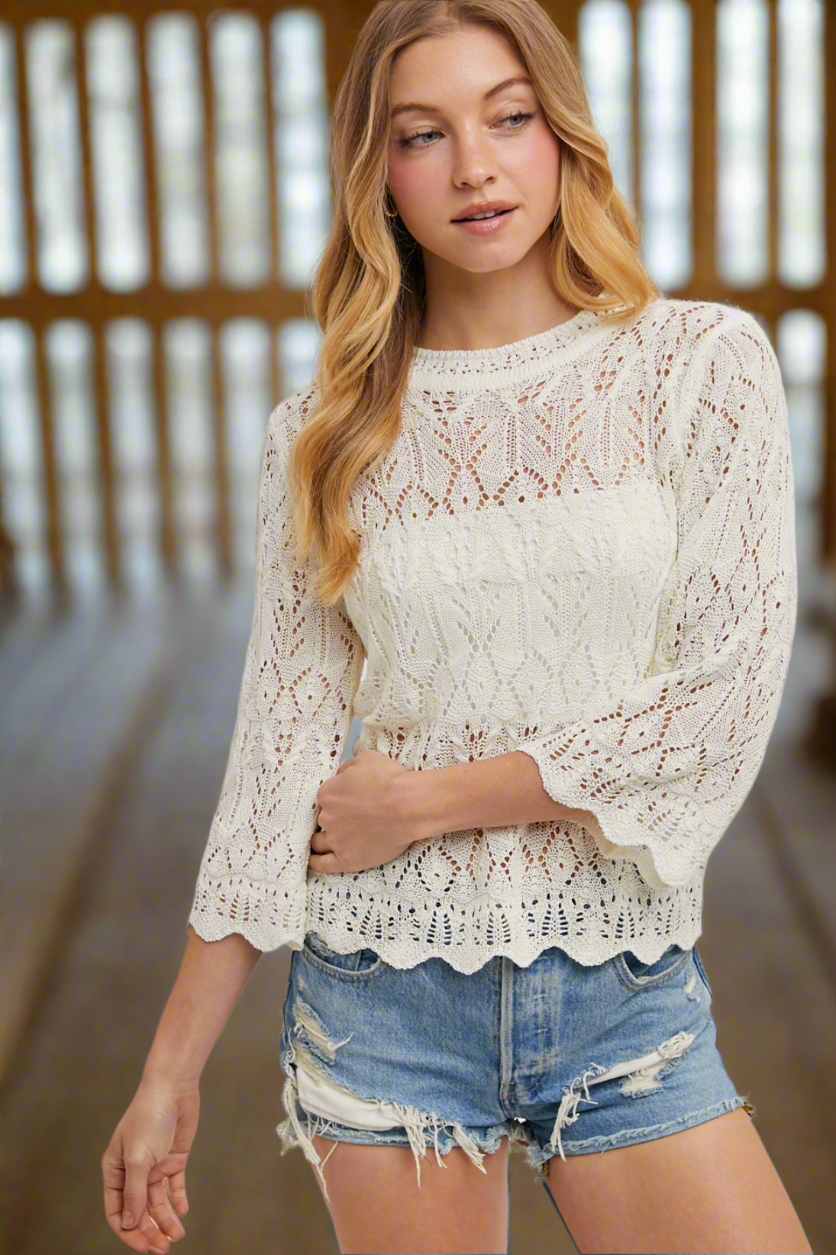 Casey Crochet Top | Arrival 1/3