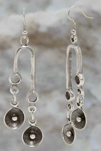 Pewter Show Off Earrings