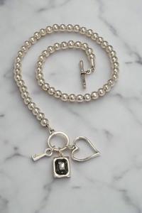 Key To My Heart Pewter Necklace