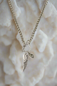 Fly On Pewter Necklace