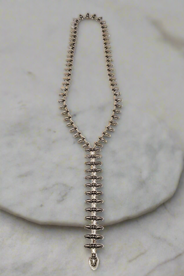 Pasadena Pewter Necklace