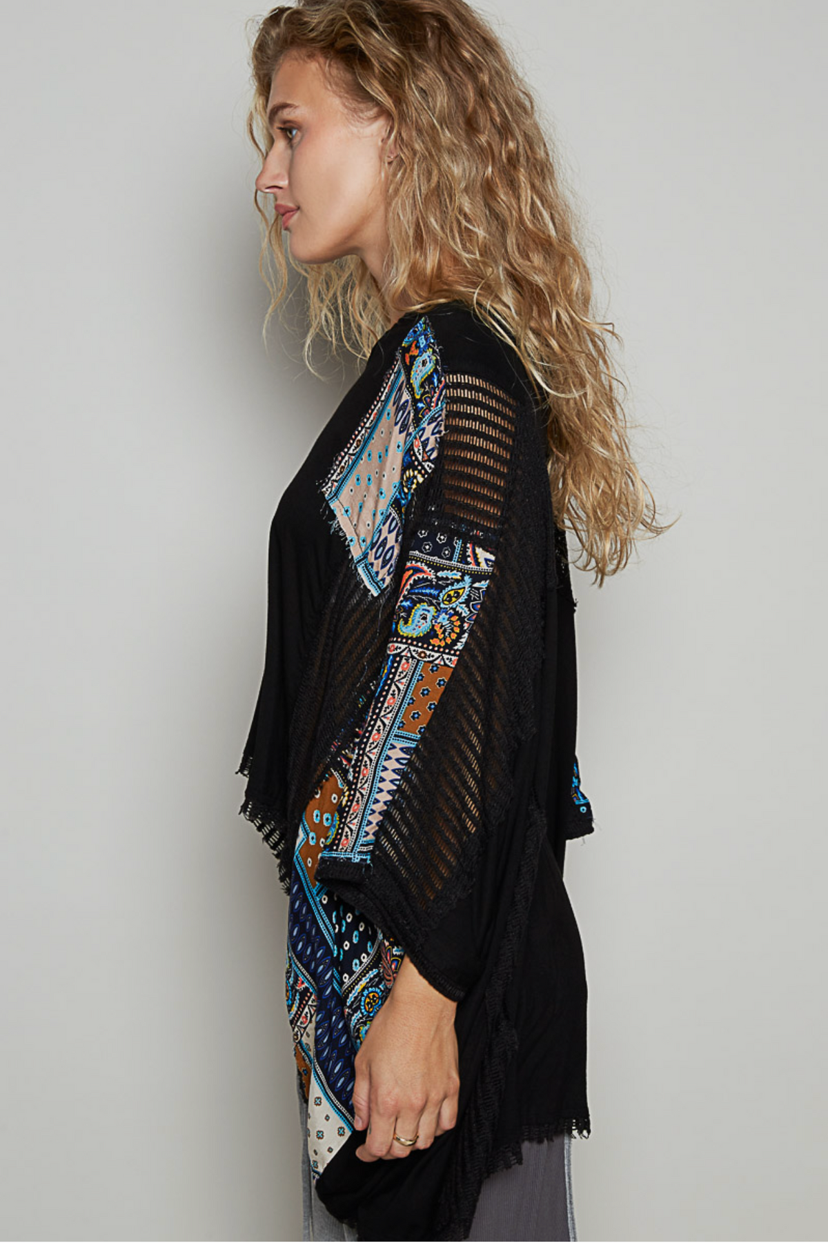 Barracuda Poncho Style Top