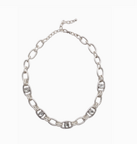 Day Trippin Pewter Necklace