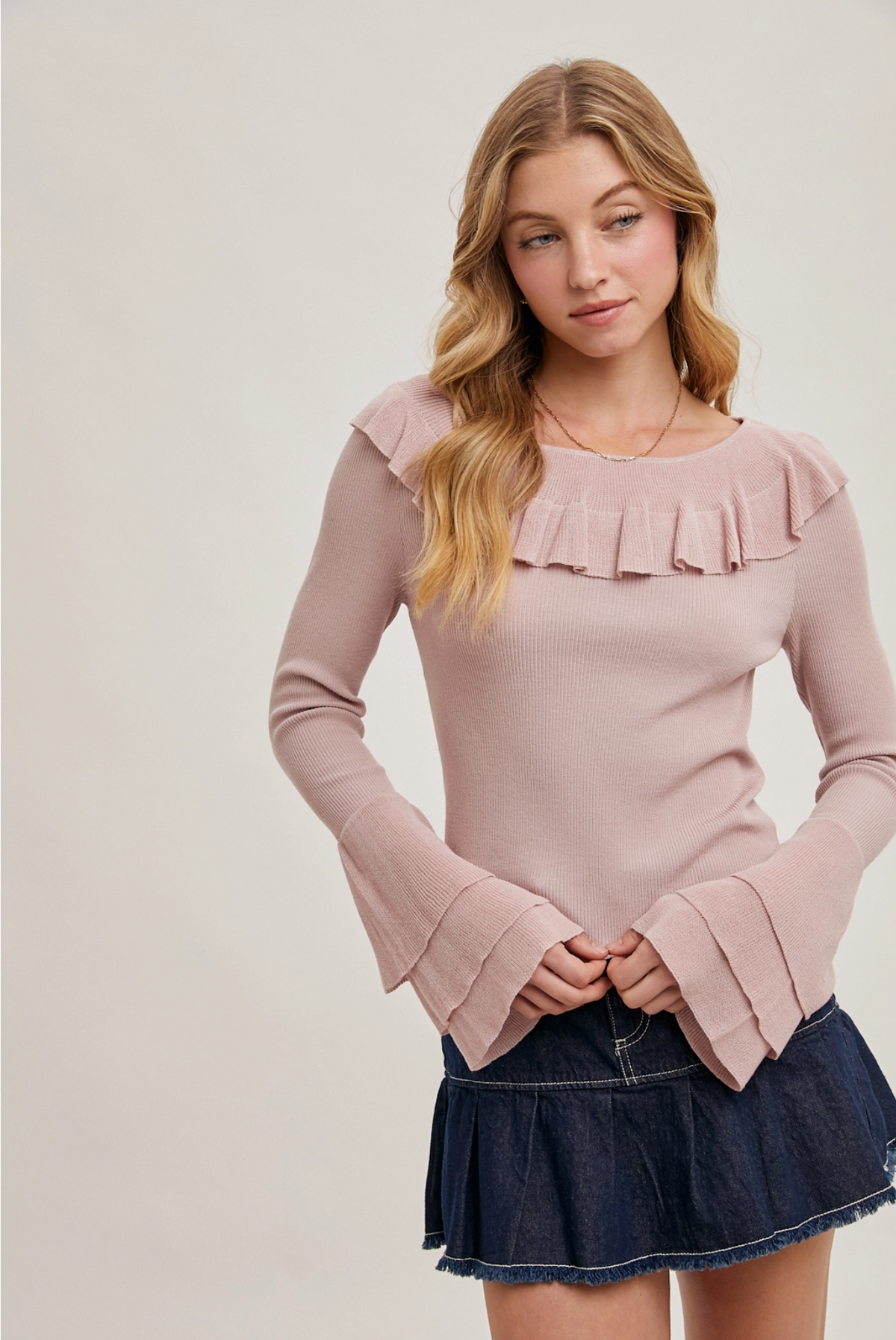 Diego Ruffled Top