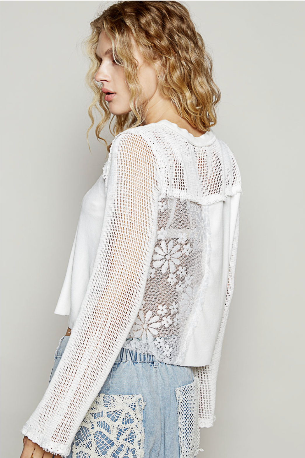 Dakota Crochet Top - Off White