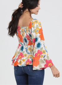 Drift Away  Floral Top