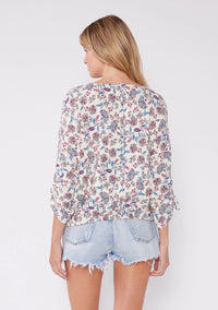 Tessa Mixed Print Top