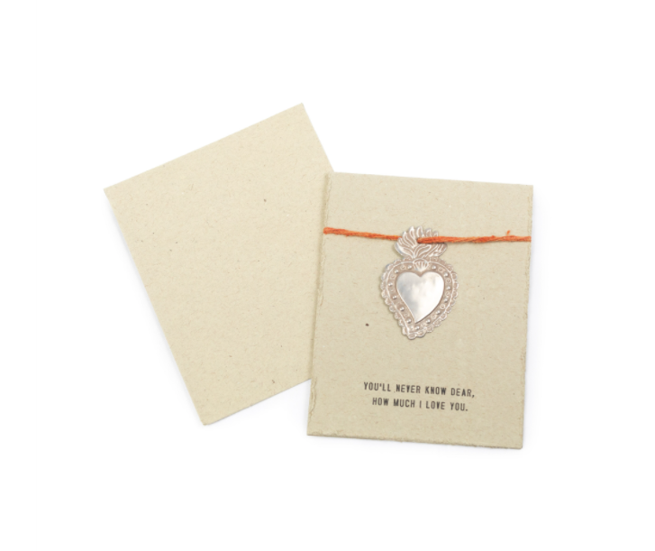 Milagro Heart Card - Cinderella Ranch Boutique