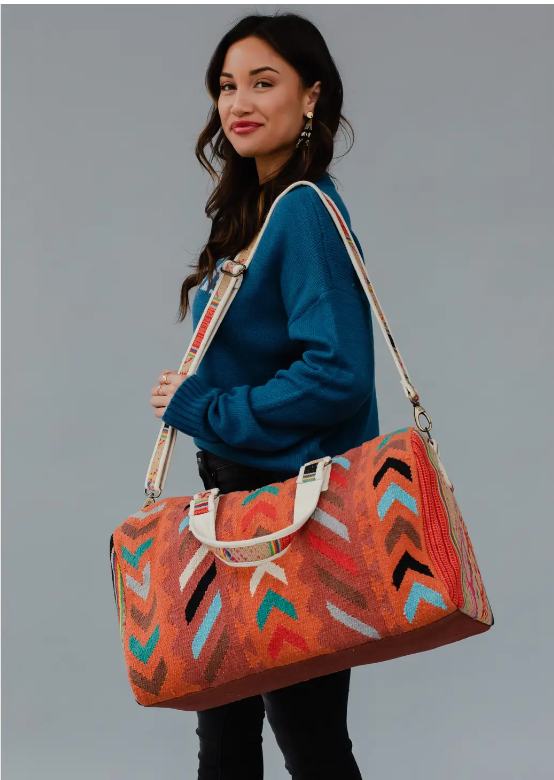 Sunrise Woven Tote - Cinderella Ranch Boutique